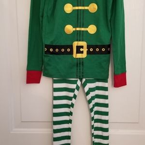 Elf Pajamas child size 8, unisex